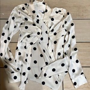 Satin Equipment blouse Small